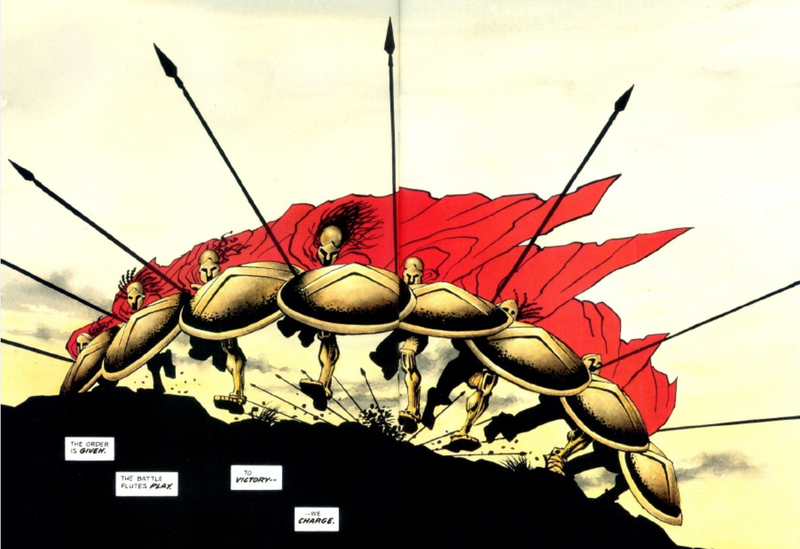 Illustration for article titled 300, The Story That Bridged Art Mediums